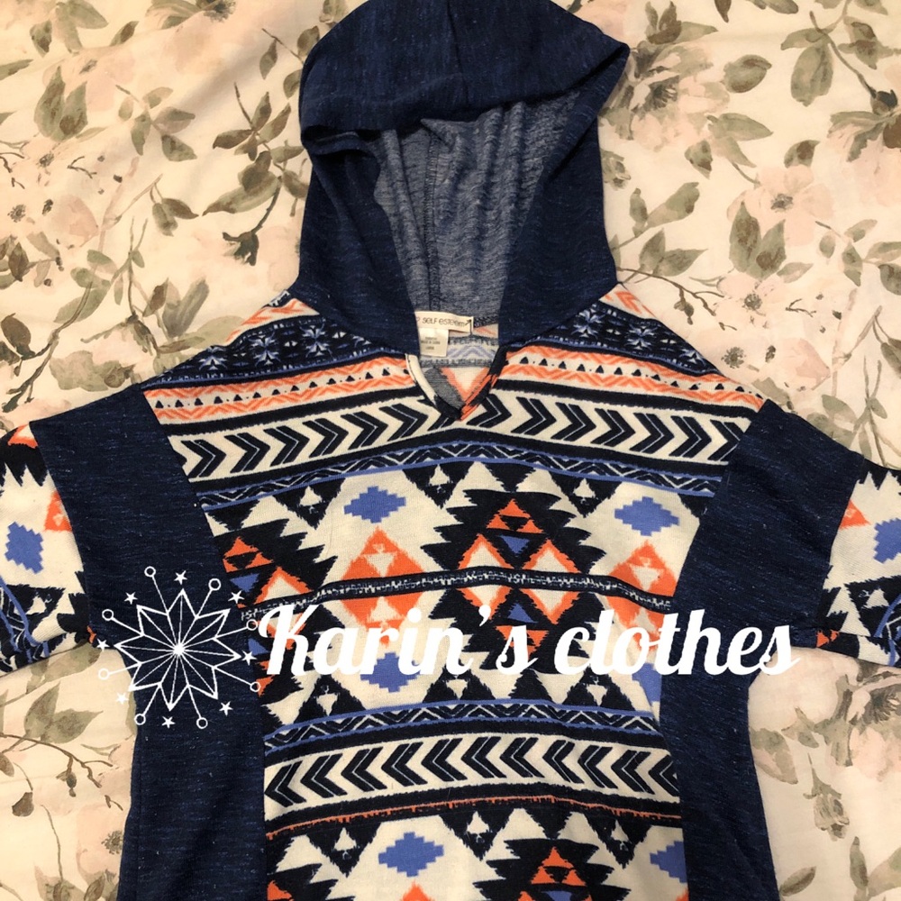 Light hoodie with colorful design